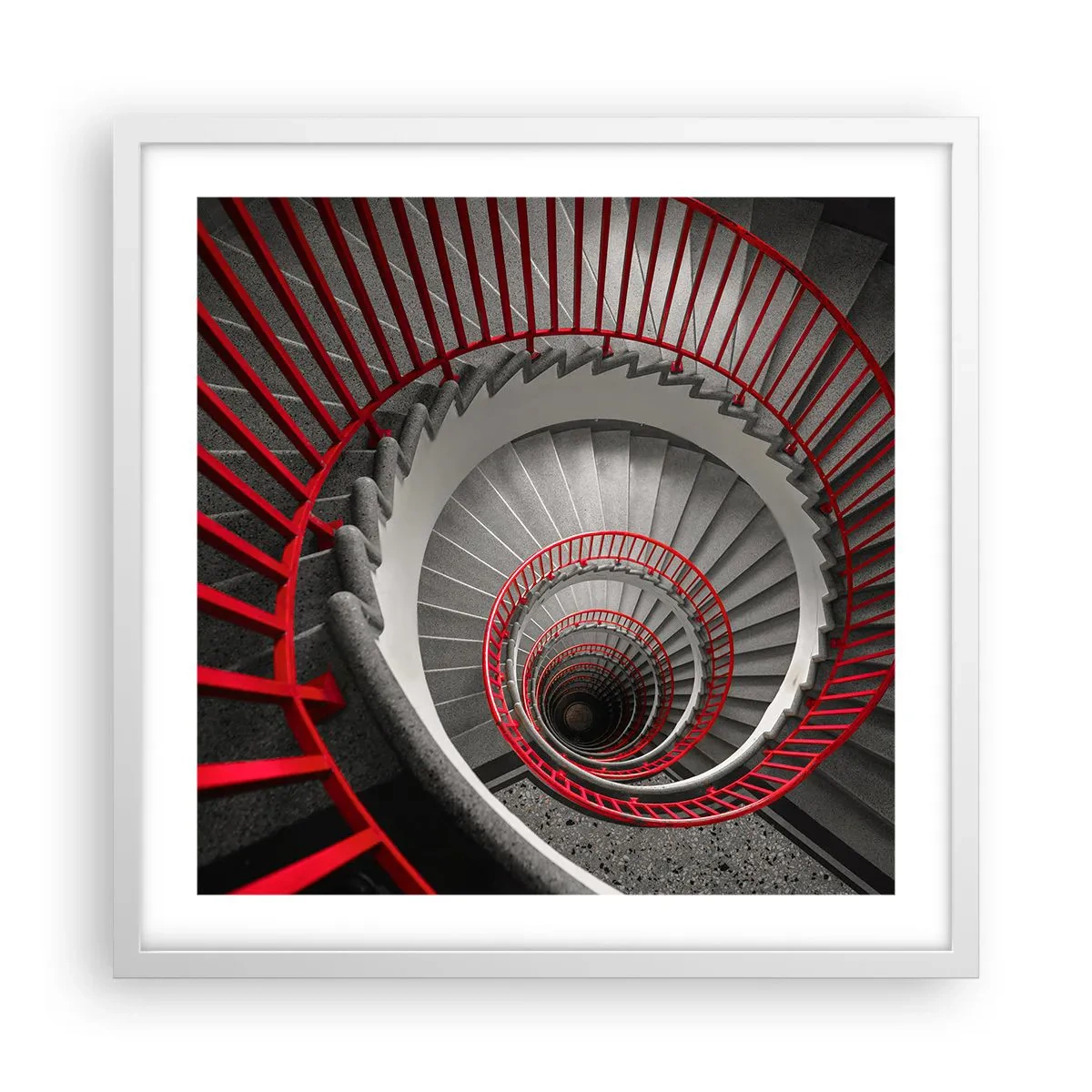 Affiche dans un cadre blanc - Poster - Amusement architectural - 50x50 cm