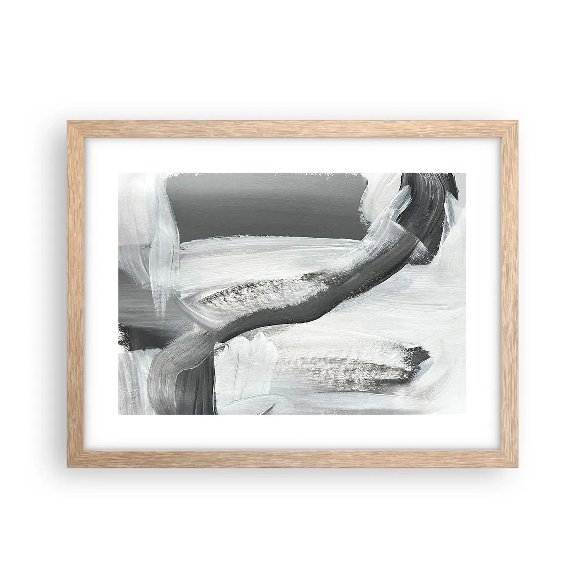 Affiche dans un chêne clair - Poster - Un geste décisif - 40x30 cm