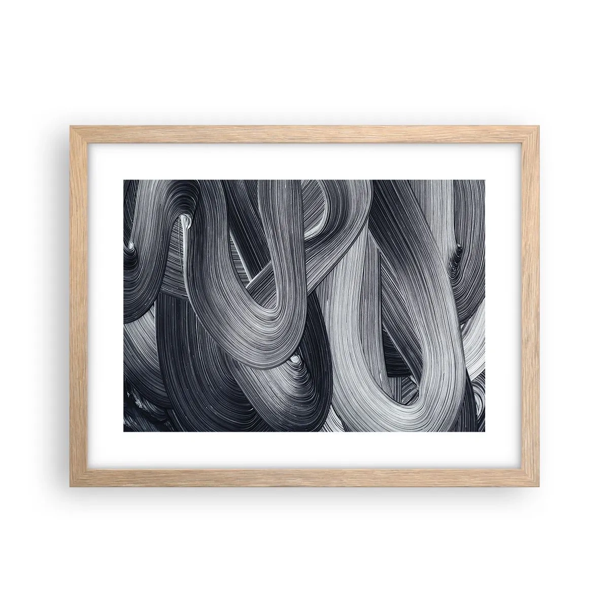 Affiche dans un chêne clair - Poster - La fluidité de la réalité - 40x30 cm