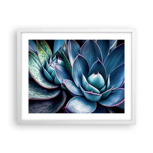 Affiche dans un cadre blanc - Poster - Force vital - 50x40 cm