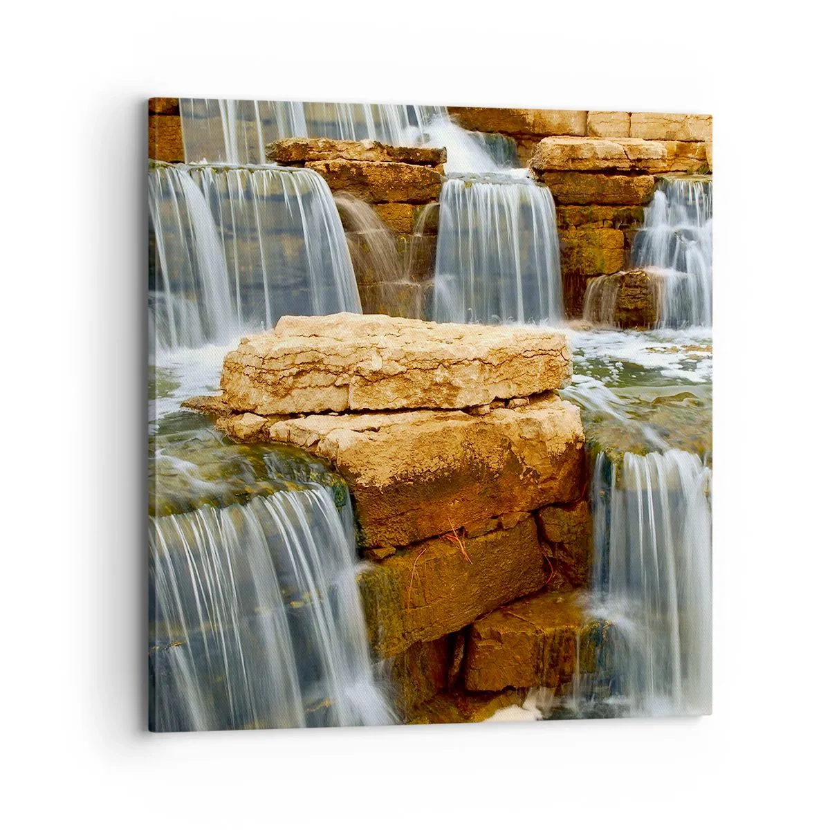 Impression sur toile - Image sur toile - Escalier vers le ciel - 70x70 cm