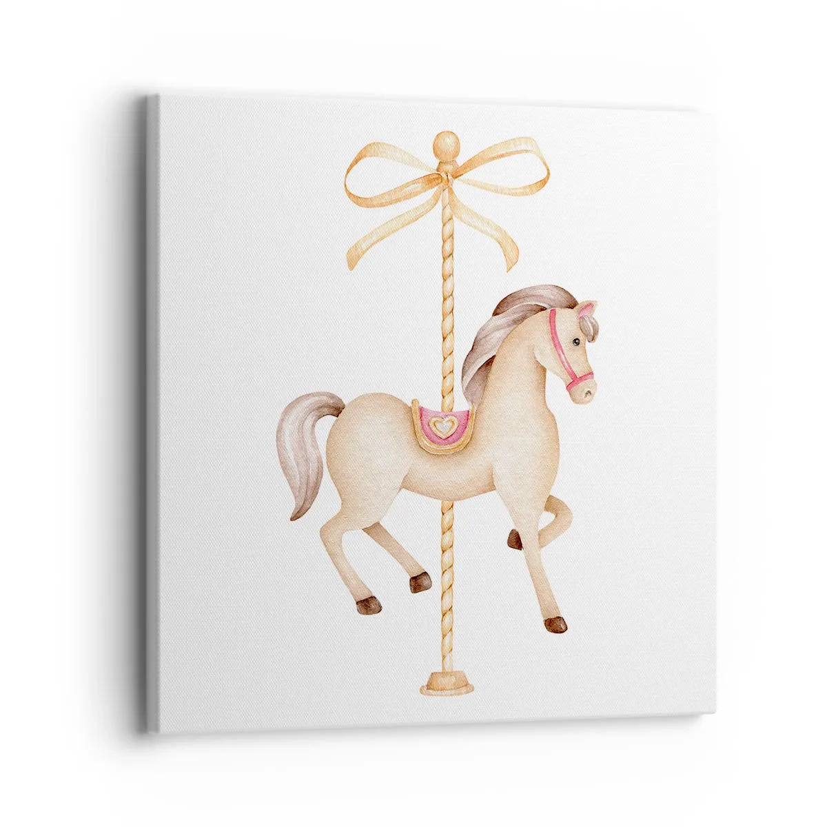 Impression sur toile - Image sur toile - Un trot gracieux - 30x30 cm
