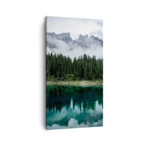 Impression sur toile - Image sur toile - Chut, chut, ne réveillons pas l'eau qui dort - 45x80 cm