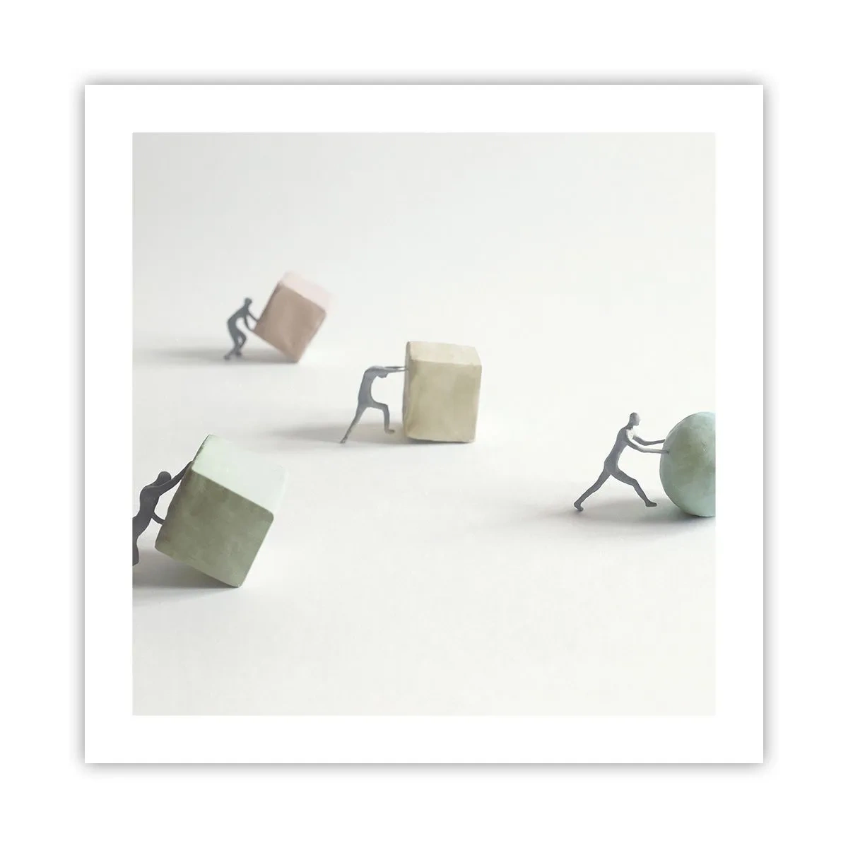 Affiche - Poster - Rien que la vie - 50x50 cm