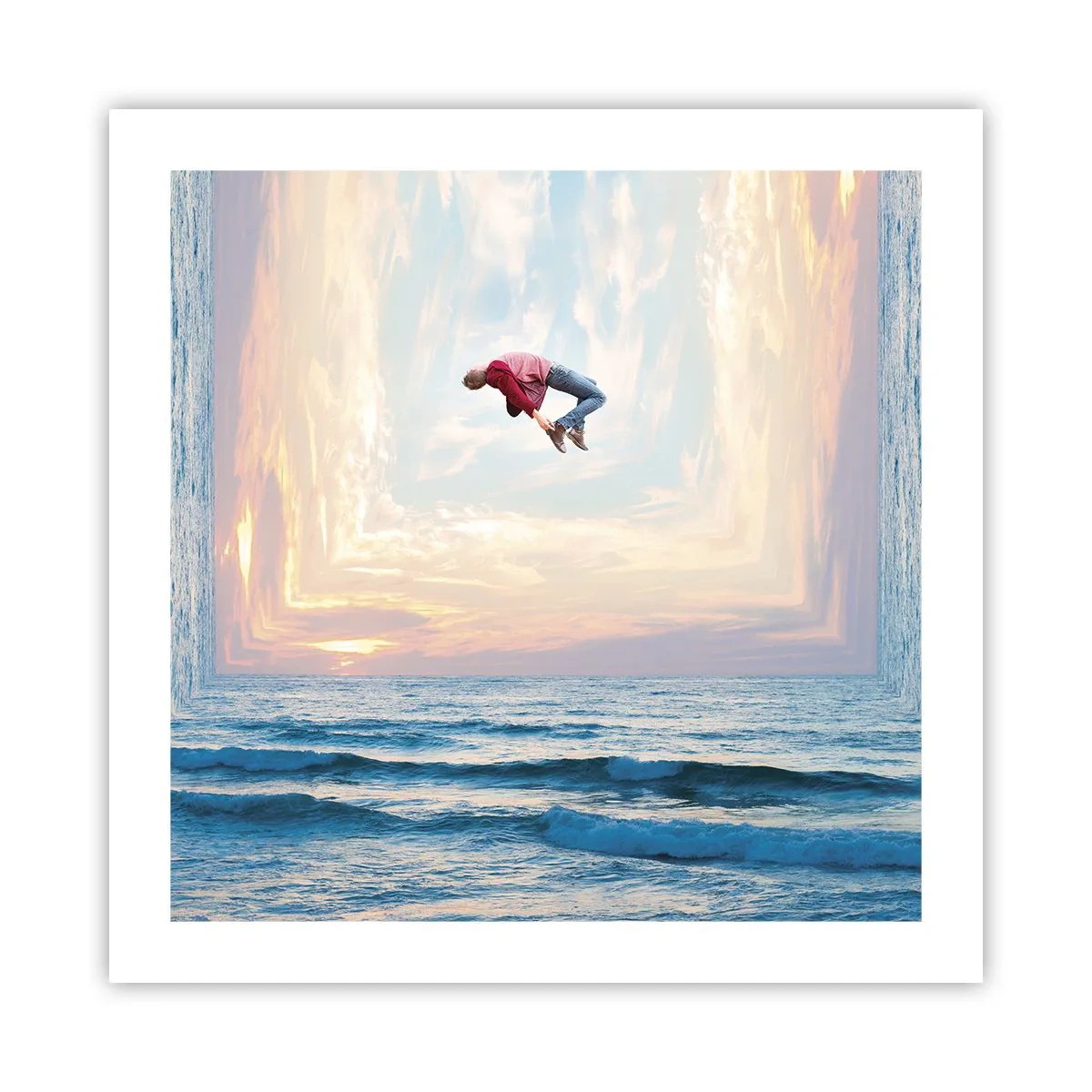 Affiche - Poster - Vers une autre dimension - 50x50 cm