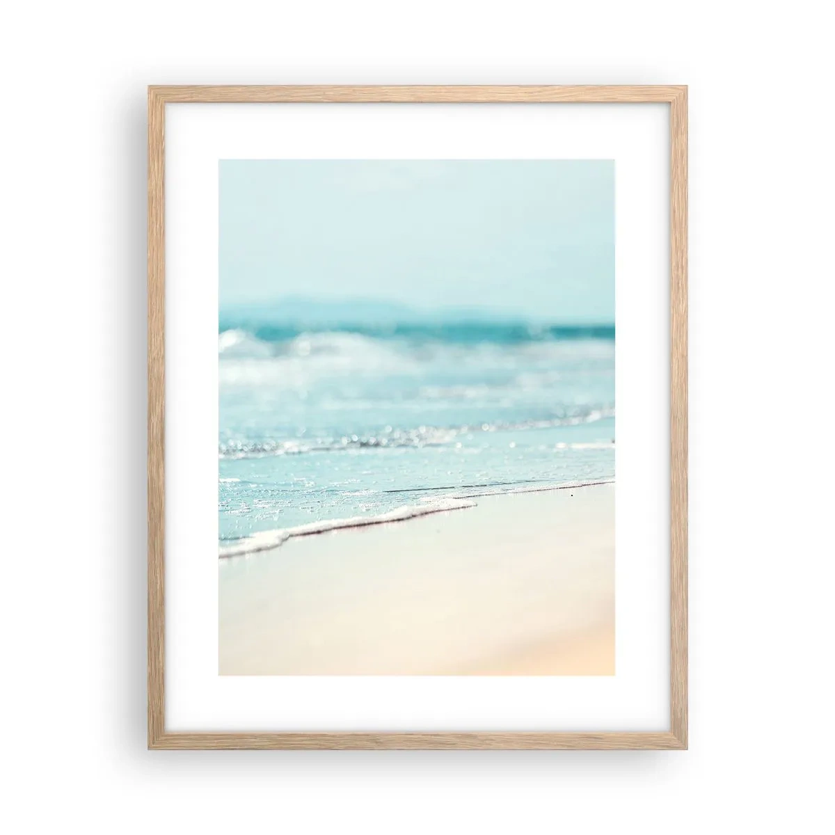 Affiche dans un chêne clair - Poster - Chaleur et bruissement - 40x50 cm