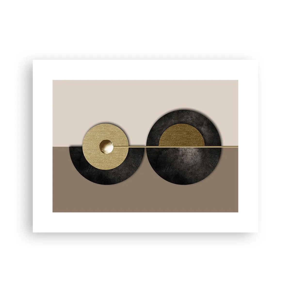 Affiche - Poster - Variations autour du cercle - 40x30 cm