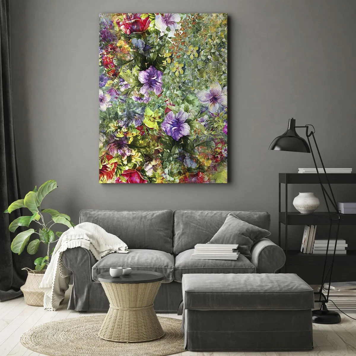 Impression sur toile - Image sur toile - En fleurs pour la perdition - 45x80 cm