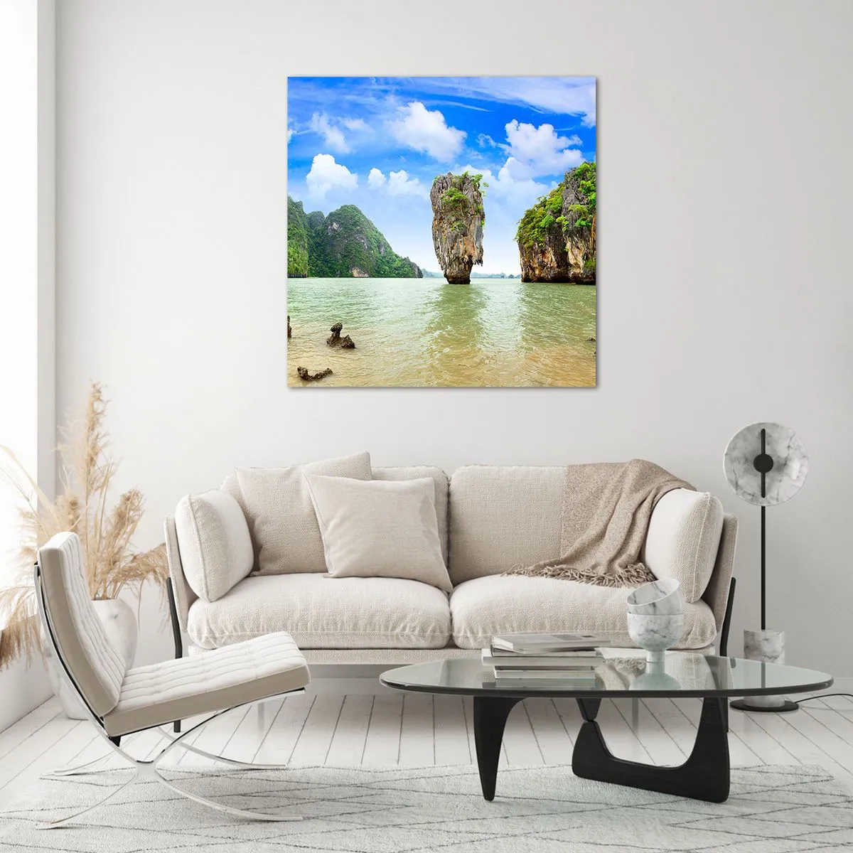 Impression sur verre - Image sur verre - Merveilles rocheuses de la nature - 30x30 cm