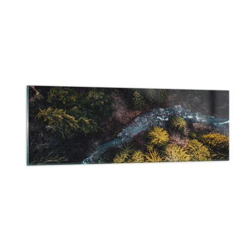 Impression sur verre - Image sur verre - De plus en plus vite - 90x30 cm