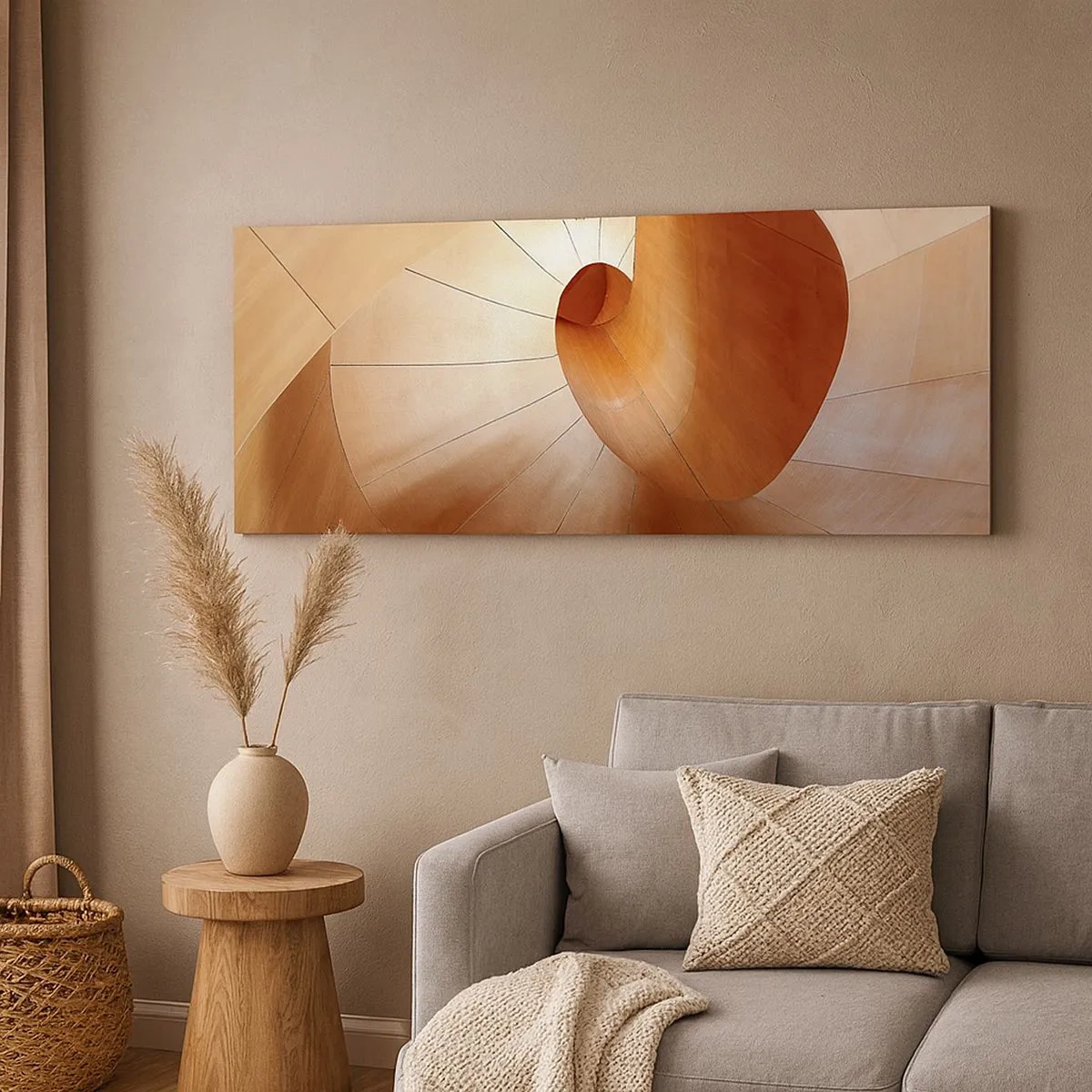 Impression sur toile - Image sur toile - Serpentin architectural - 100x40 cm