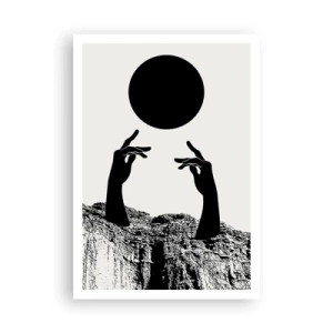 Affiche - Poster - Composition surréaliste : le soleil et le reste - 70x100 cm