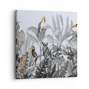 Impression sur toile - Image sur toile - Conte de fées africain - 40x40 cm