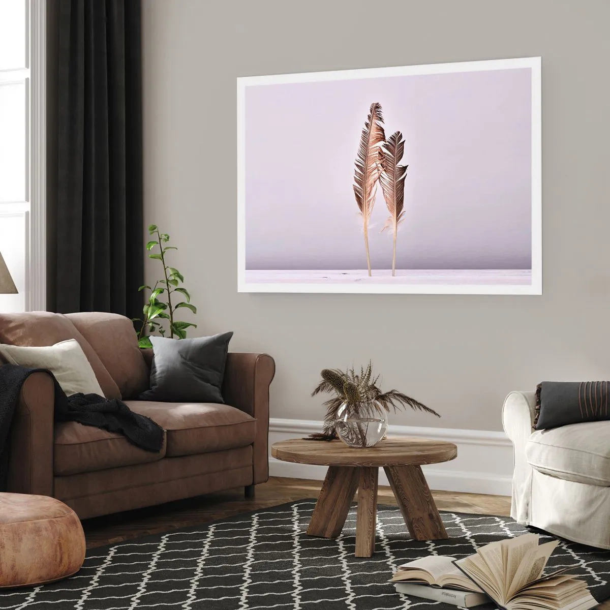 Affiche - Poster - Face au néant - 40x30 cm