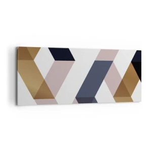 Impression sur toile - Image sur toile - Plats et angles - 100x40 cm