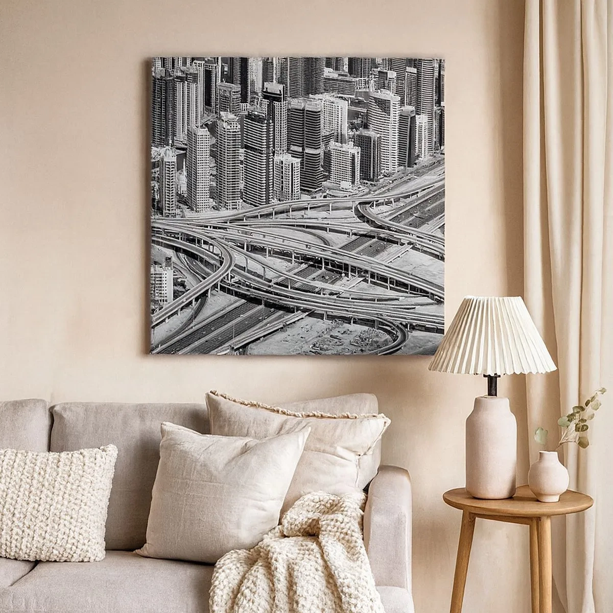Impression sur toile - Image sur toile - Dubaï - la ville impossible - 30x30 cm