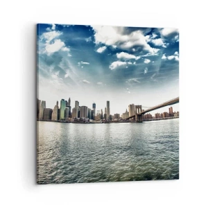 Impression sur toile - Image sur toile - L'île de verre - 60x60 cm