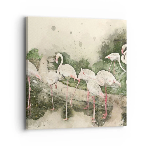 Impression sur toile - Image sur toile - Rêve exotique - 30x30 cm