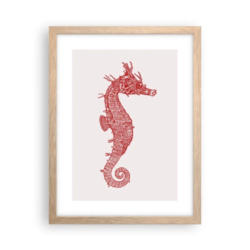 Affiche dans un chêne clair - Poster - Une créature complexe - 30x40 cm