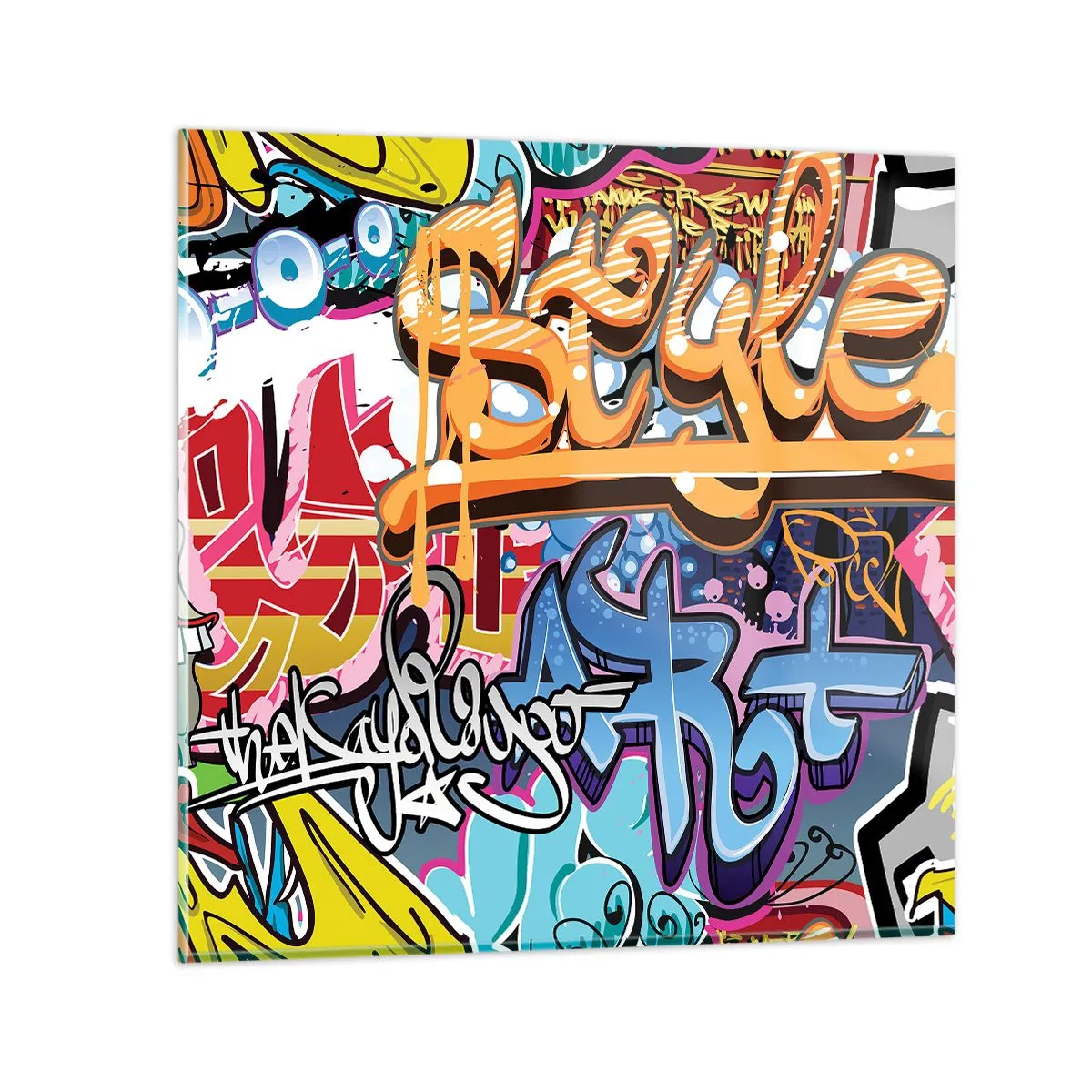 Impression sur verre - Image sur verre - Fresques, fresques, fresques… - 50x50 cm