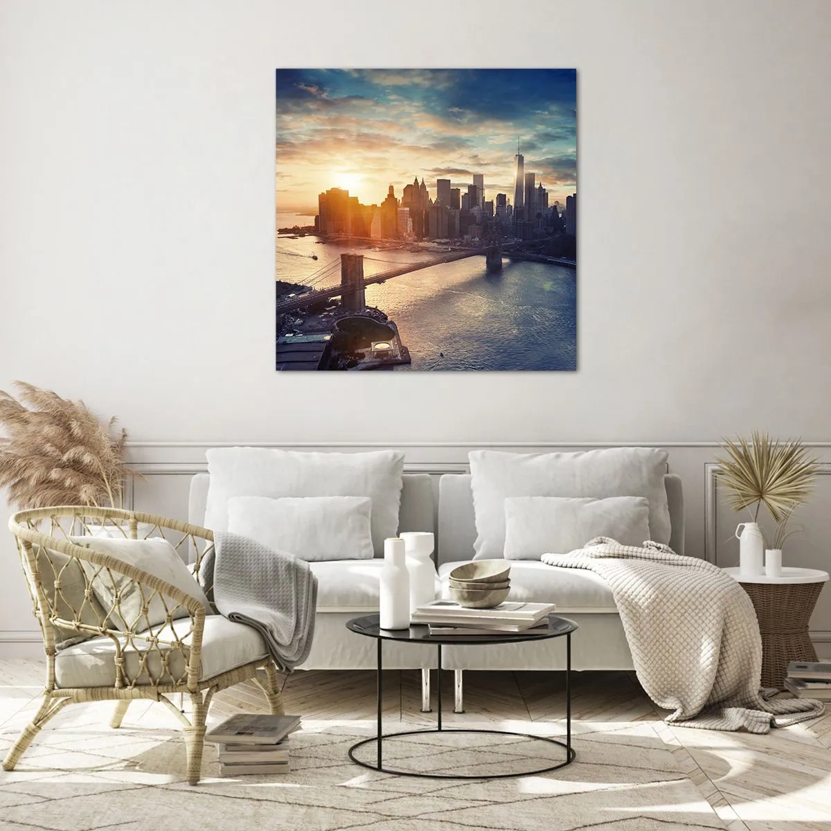 Impression sur verre - Image sur verre - Monument de la culture occidentale - 70x70 cm