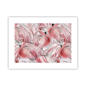 Affiche - Poster - Oiseau corps de ballet - 40x30 cm