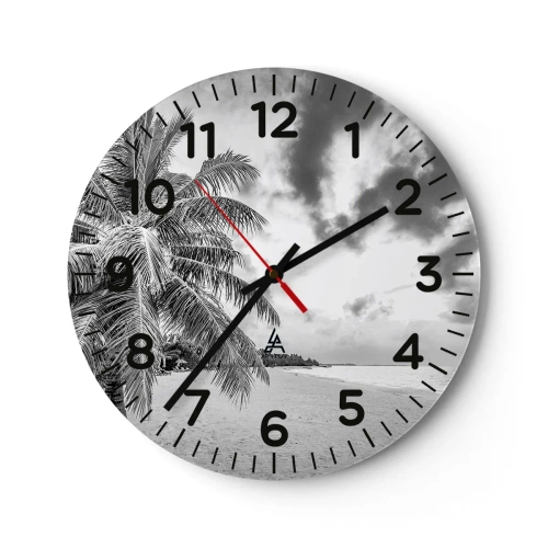 Horloge murale - Pendule murale - Quand tu aspires à la solitude - 40x40 cm