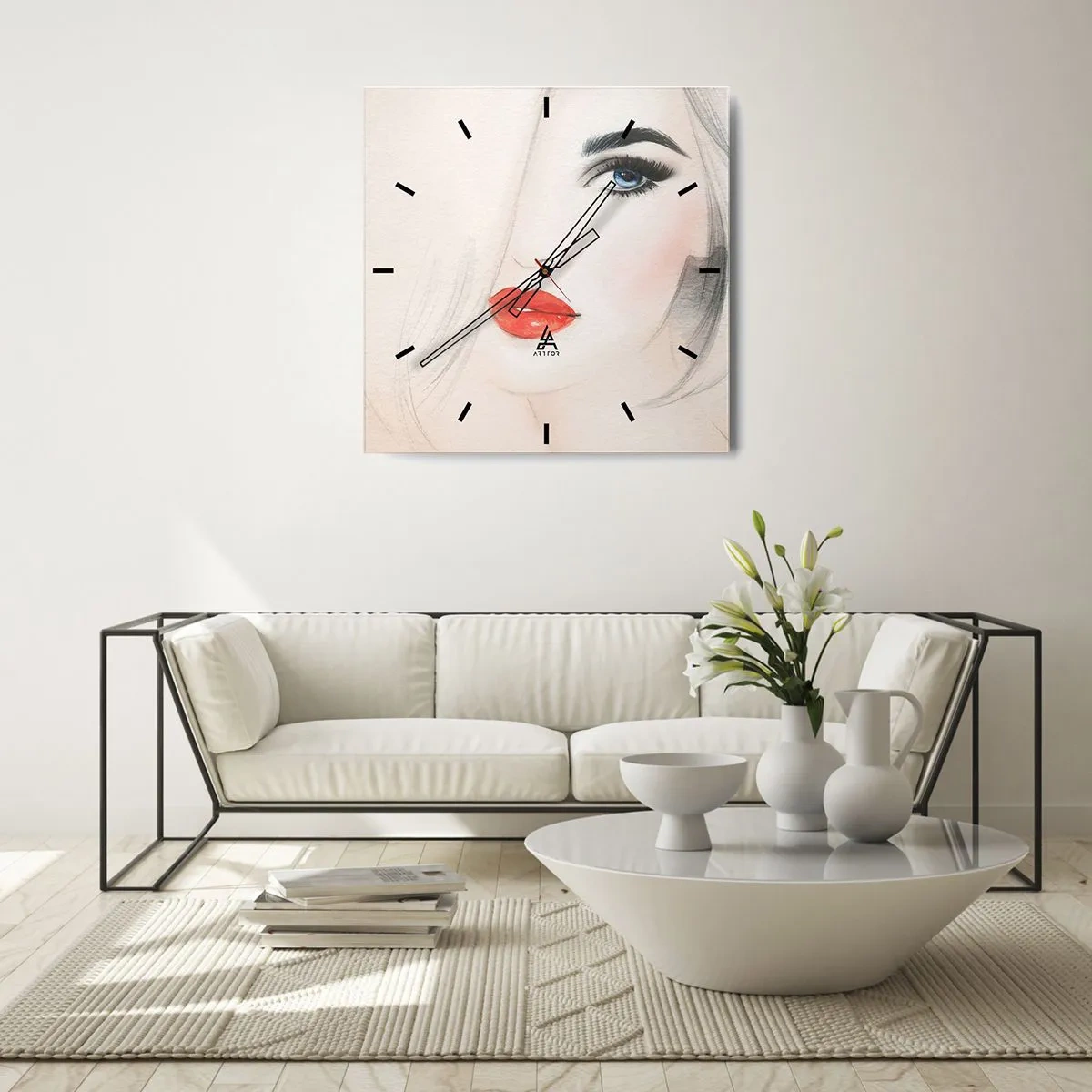 Horloge murale - Pendule murale - Il hypnotise et enivre - 40x40 cm