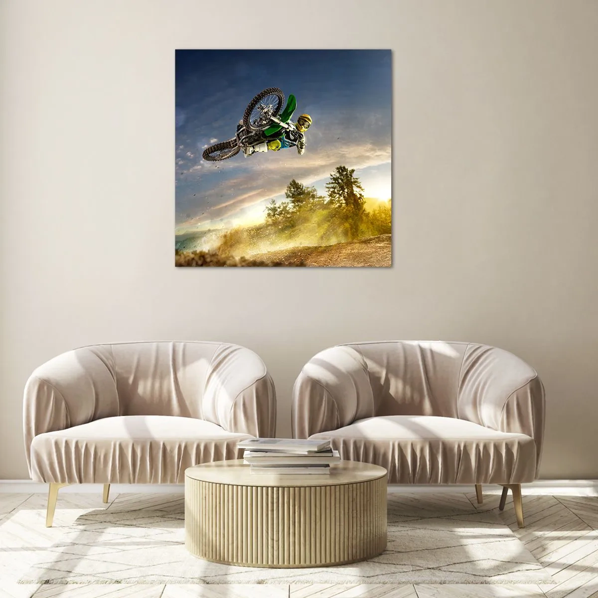 Impression sur verre - Image sur verre - Activez les émotions ! - 60x60 cm