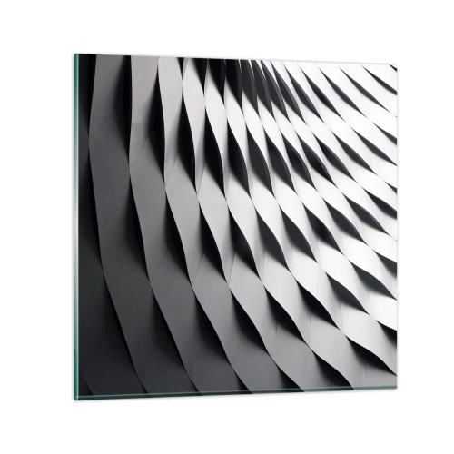 Impression sur verre - Image sur verre - A la surface des vagues - 30x30 cm