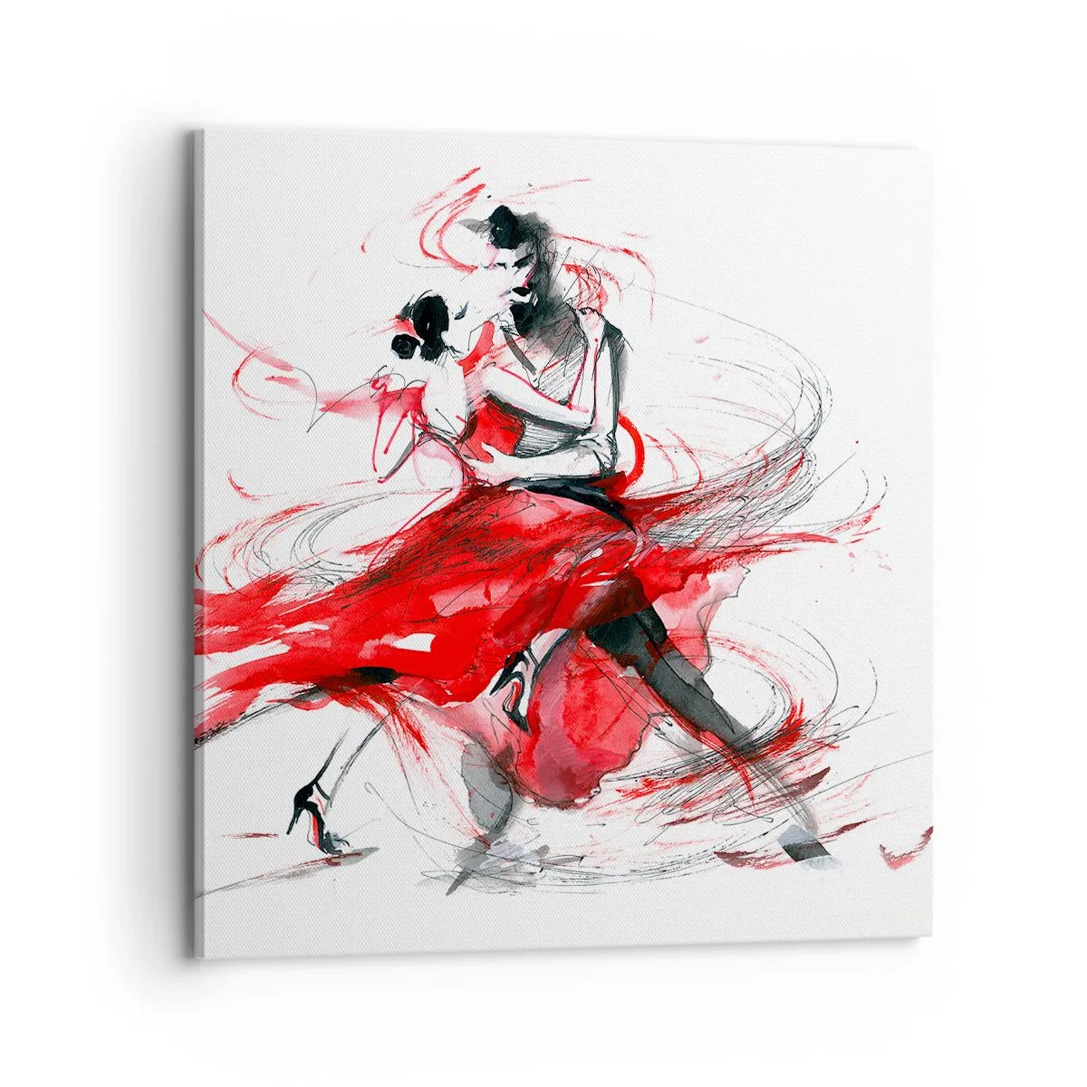 Impression sur toile - Image sur toile - Tango - le rythme de la passion - 70x70 cm