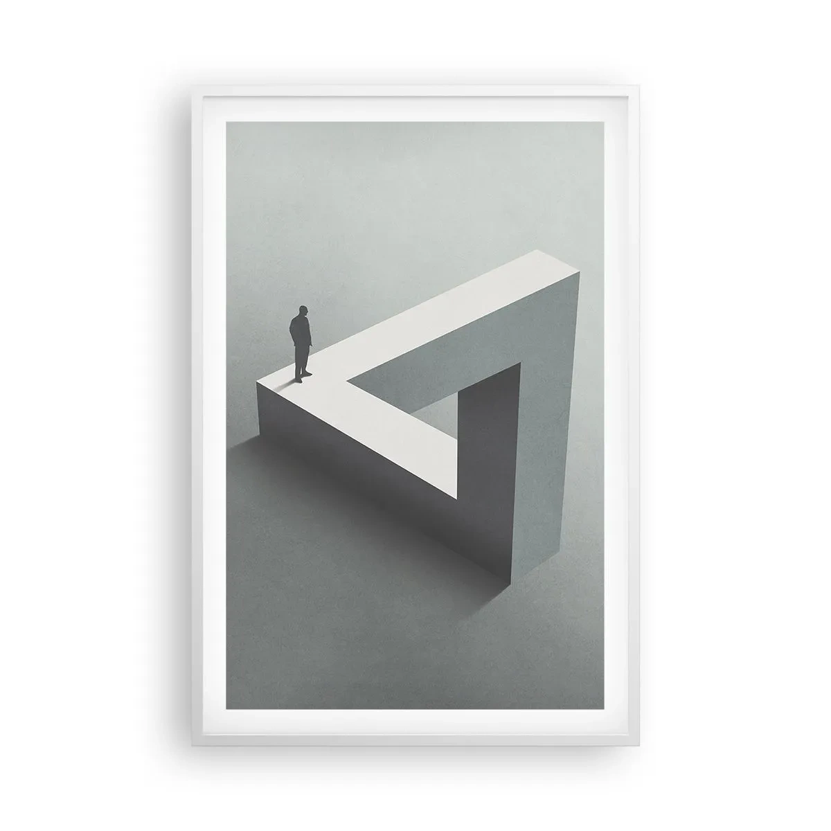 Affiche dans un cadre blanc - Poster - Mais c'est possible - 61x91 cm