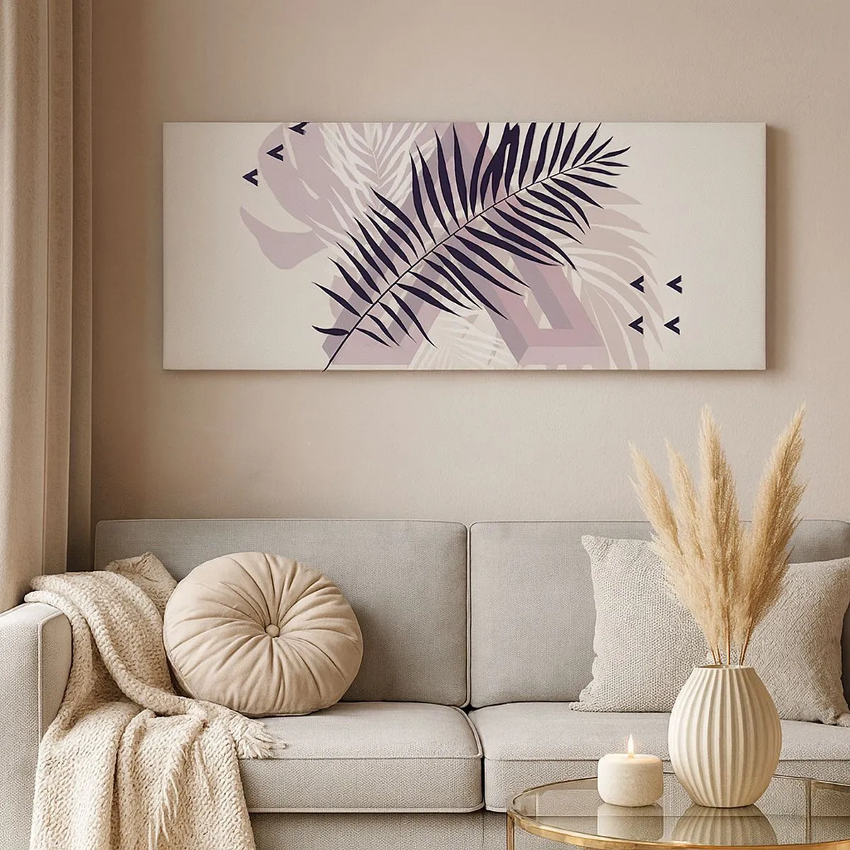 Impression sur toile - Image sur toile - L'ombre de l'obscurité - 100x40 cm