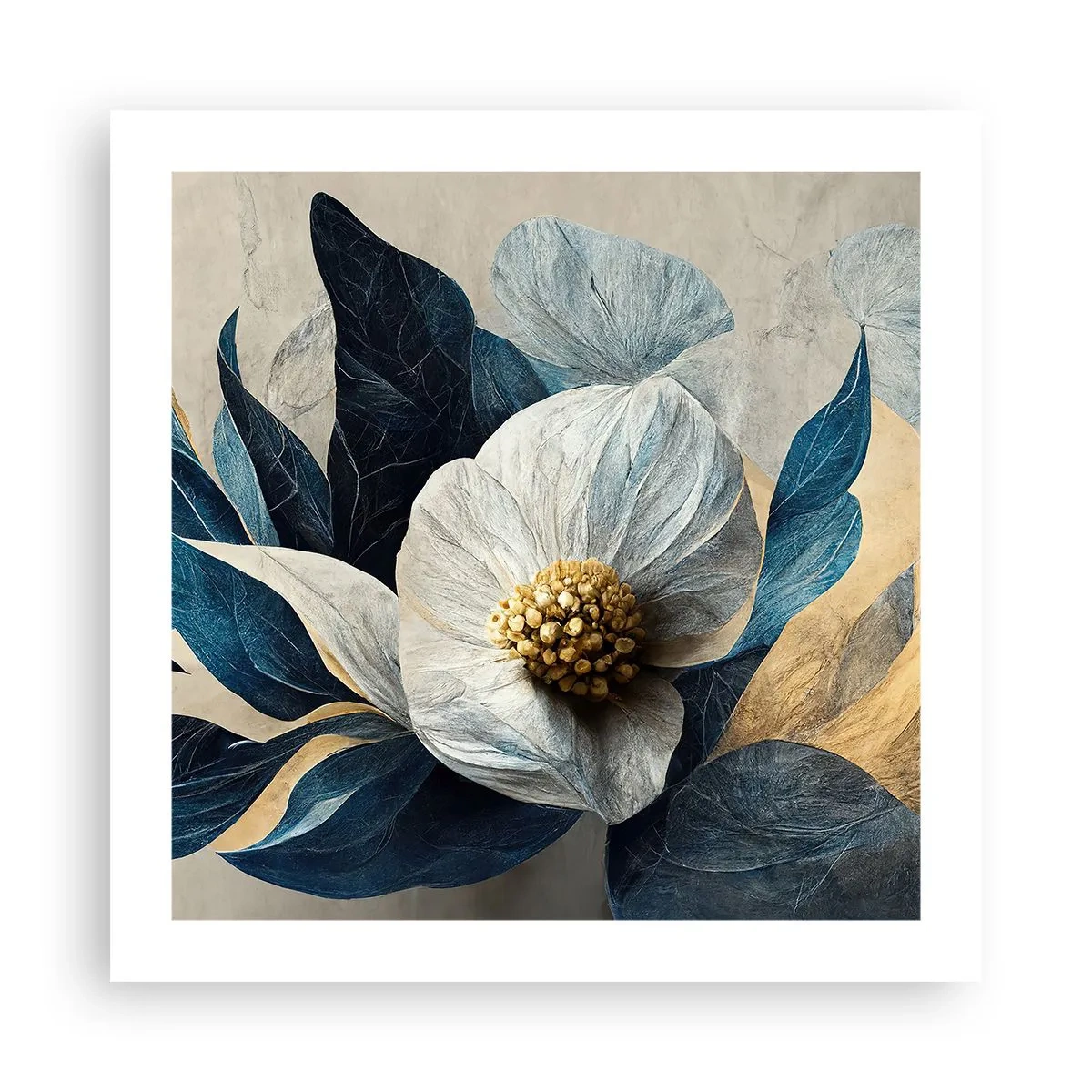 Affiche - Poster - Il a un coeur d'or - 50x50 cm