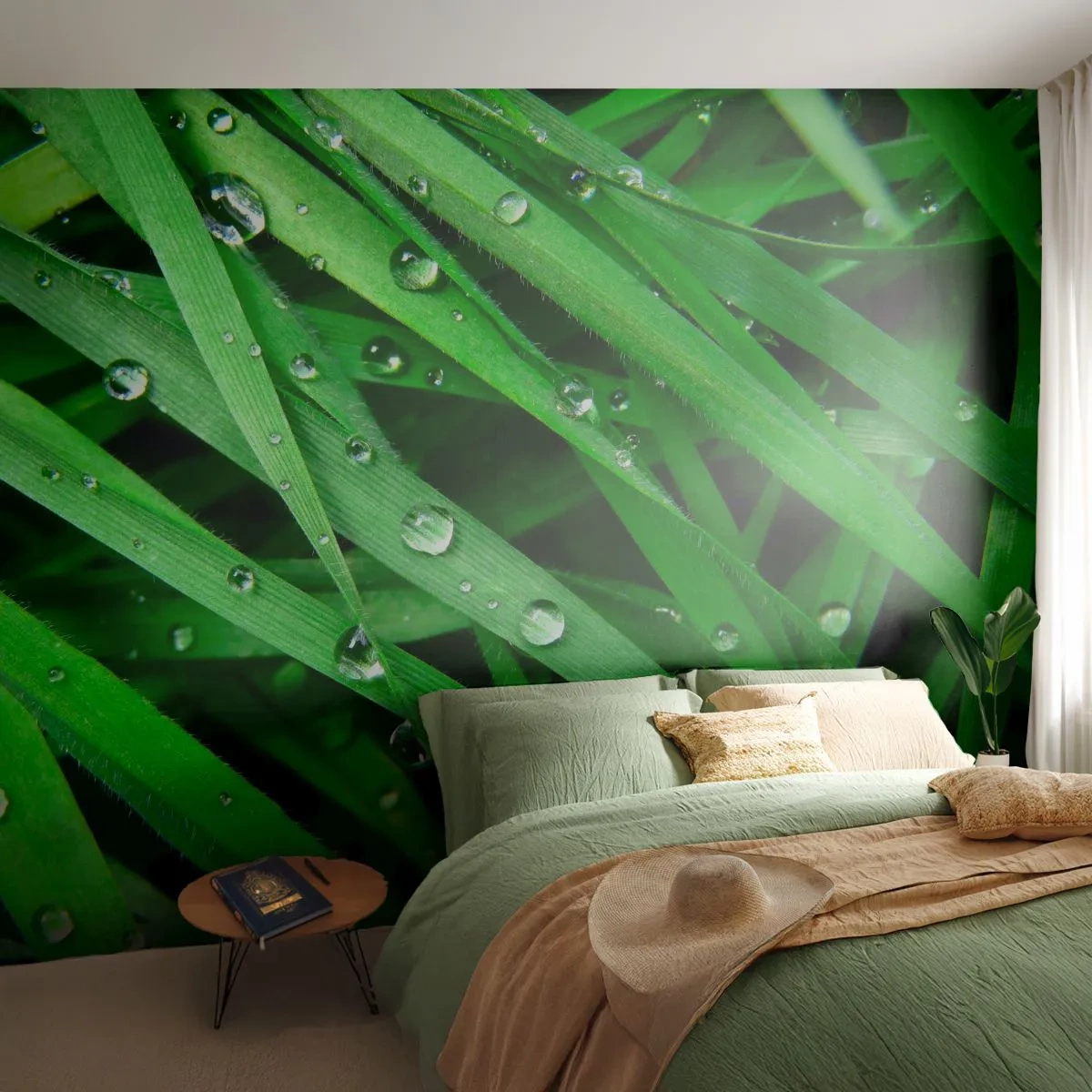 Papier Peint Photo Premium Canvas - Jouez dans le vert - Nature, L'herbe verte, Jardin - 300x210 cm