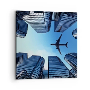 Impression sur toile - Image sur toile - La vue depuis le ravin de verre - 70x70 cm