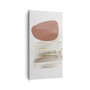 Impression sur toile - Image sur toile - Colonnade abstraite - 65x120 cm