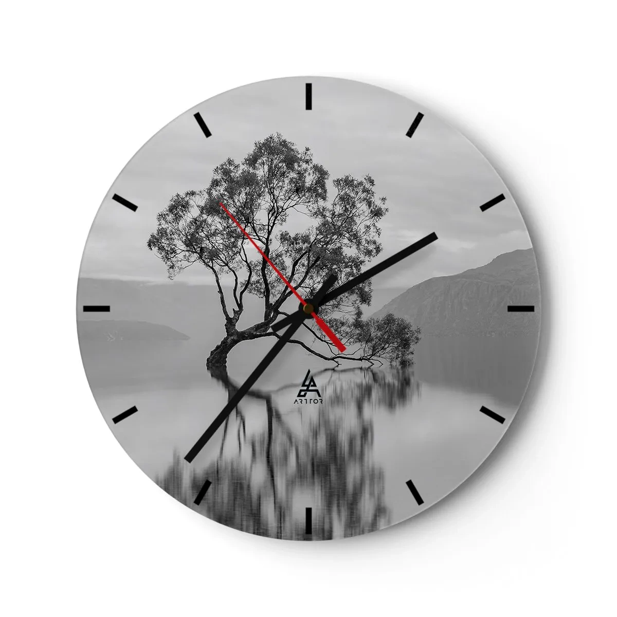 Horloge murale - Pendule murale - Un tel pays existe - 40x40 cm