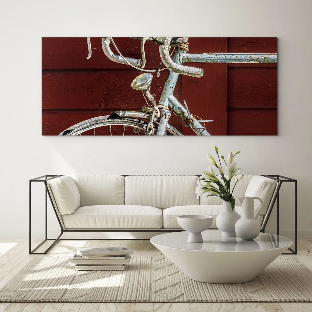 Impression sur verre - Image sur verre - Construit pour la victoire - 90x30 cm