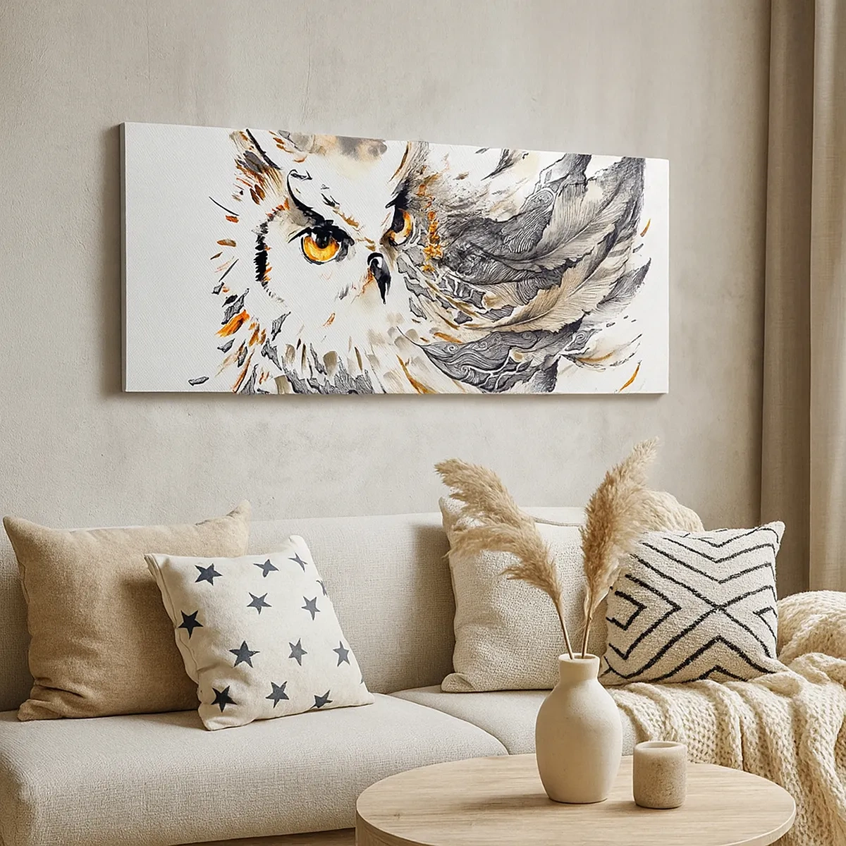 Impression sur toile - Image sur toile - Elle vient du monde de la magie - 30x30 cm