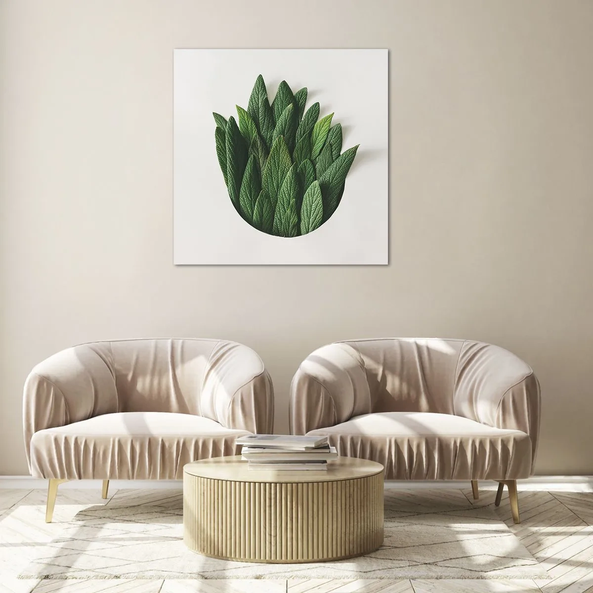 Impression sur verre - Image sur verre - Curiosité sans retenue - 70x70 cm