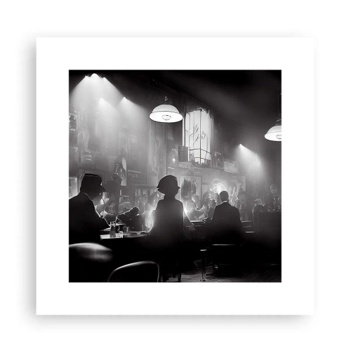 Affiche - Poster - Dans une ambiance jazz - 30x30 cm