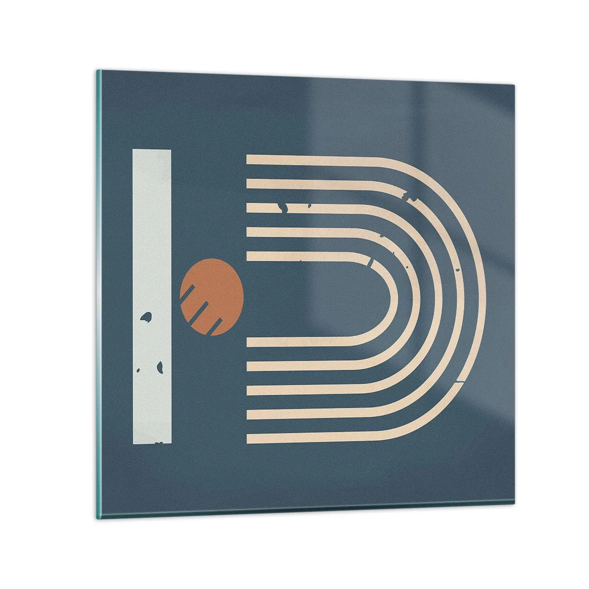 Impression sur verre - Image sur verre - Géométrie sur la grenade - 30x30 cm