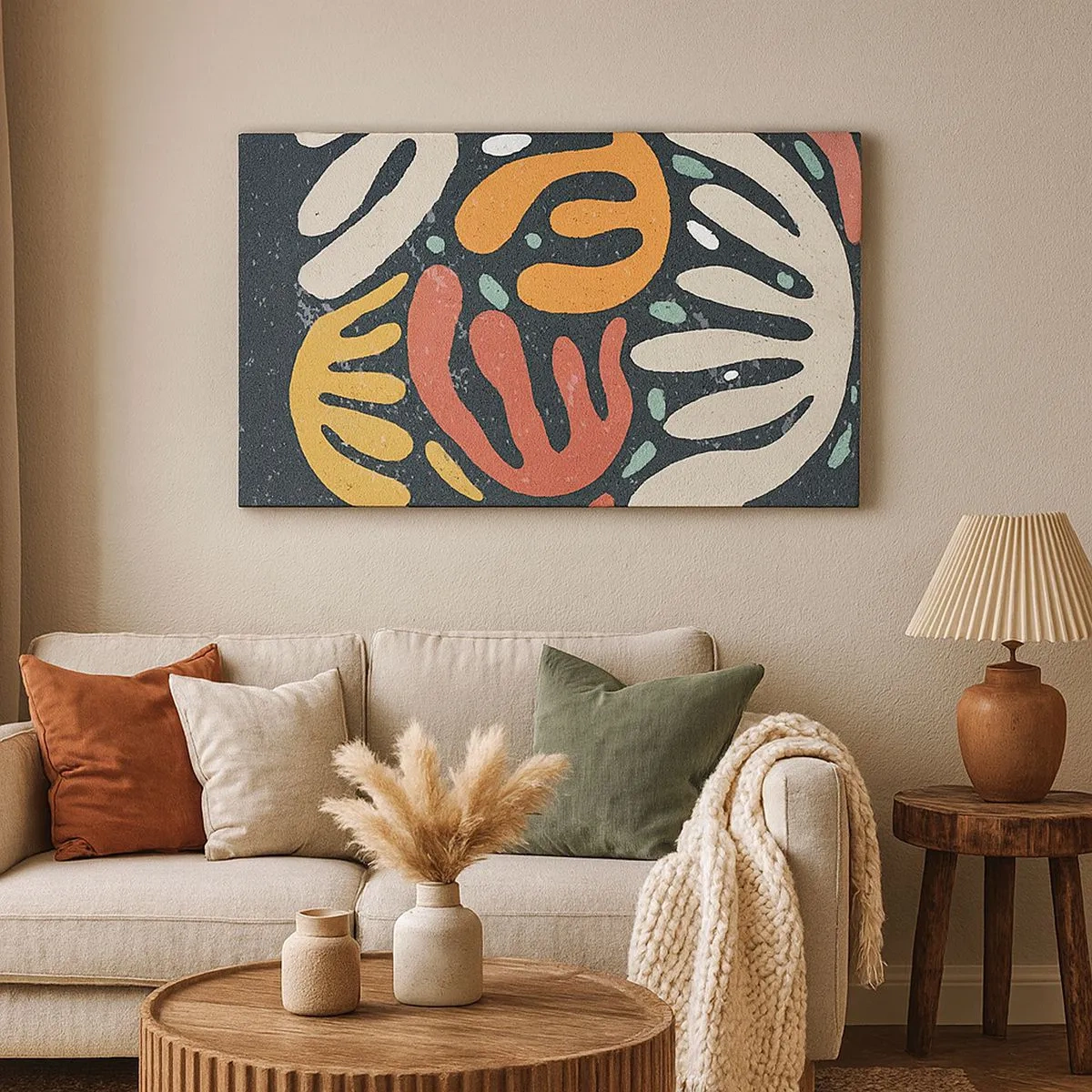 Impression sur toile - Image sur toile - Composition – Je suis sur le point de t'attraper - 100x40 cm