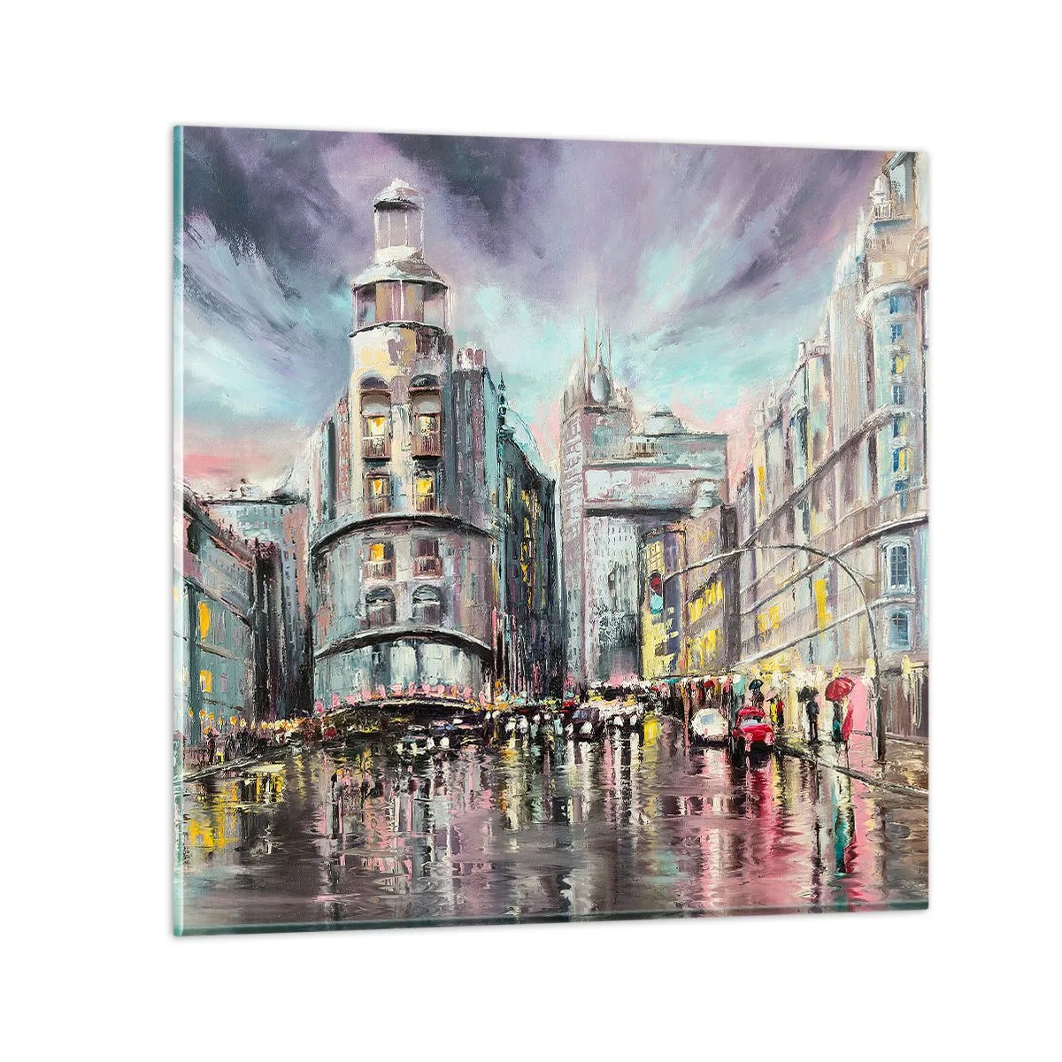 Impression sur verre - Image sur verre - Ce sera une soirée réussie - 50x50 cm