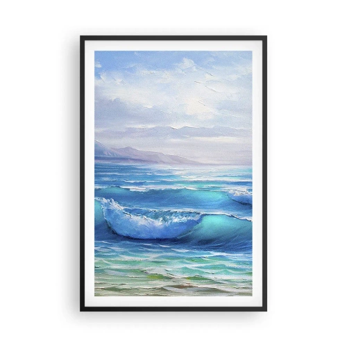 Affiche dans un cadre noir - Poster - Il apporte un soulagement - 61x91 cm