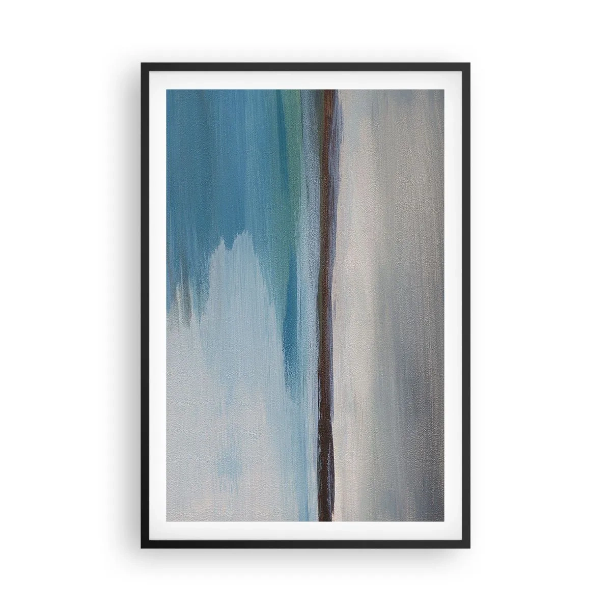 Affiche dans un cadre noir - Poster - Paysage horizontal - 61x91 cm