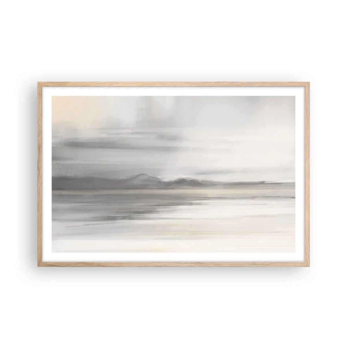 Affiche dans un chêne clair - Poster - Distance réfléchie - 91x61 cm