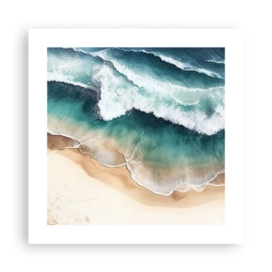 Affiche - Poster - La rencontre éternelle - 40x40 cm