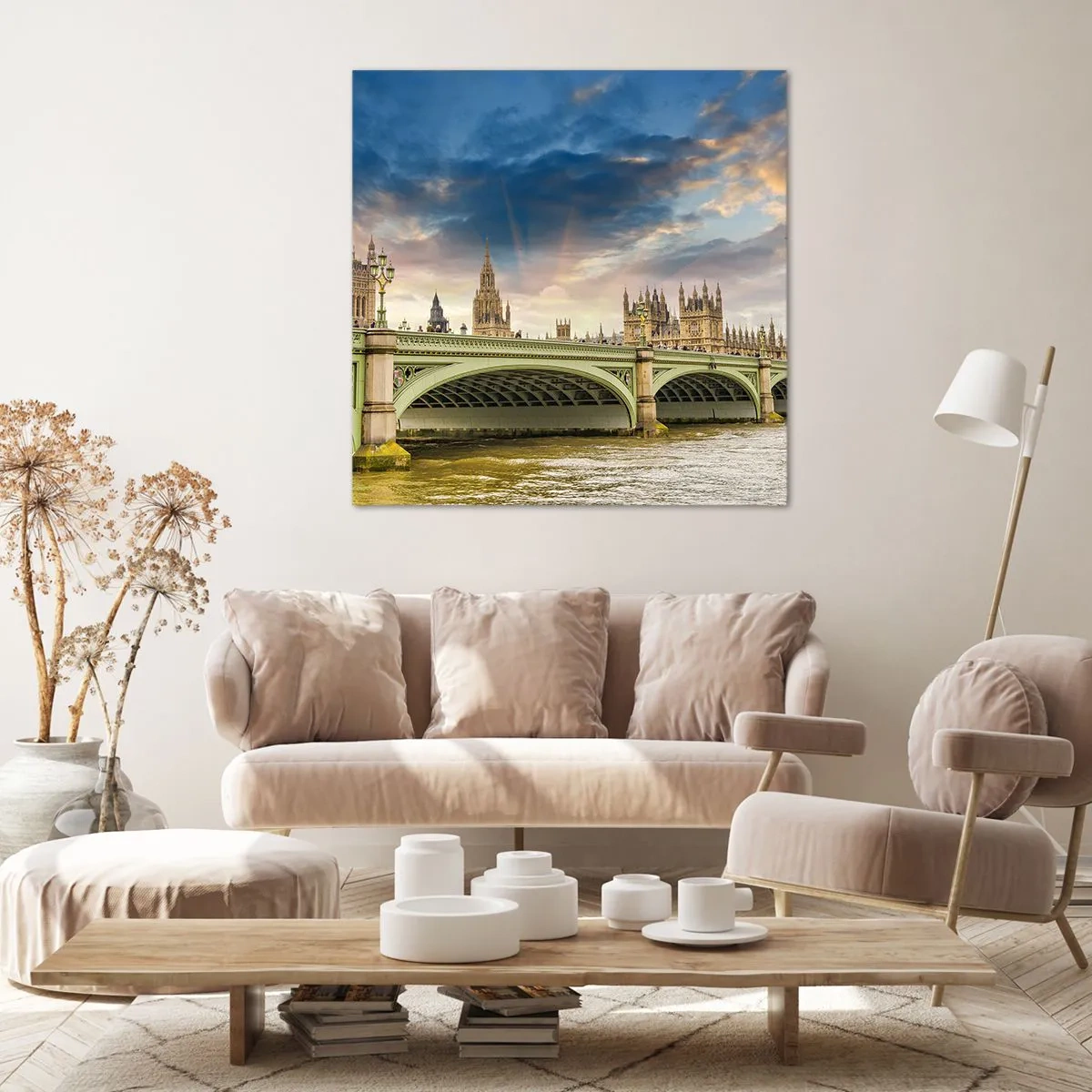 Impression sur toile - Image sur toile - Le temps s'est arrêté dans l'Empire - 40x40 cm